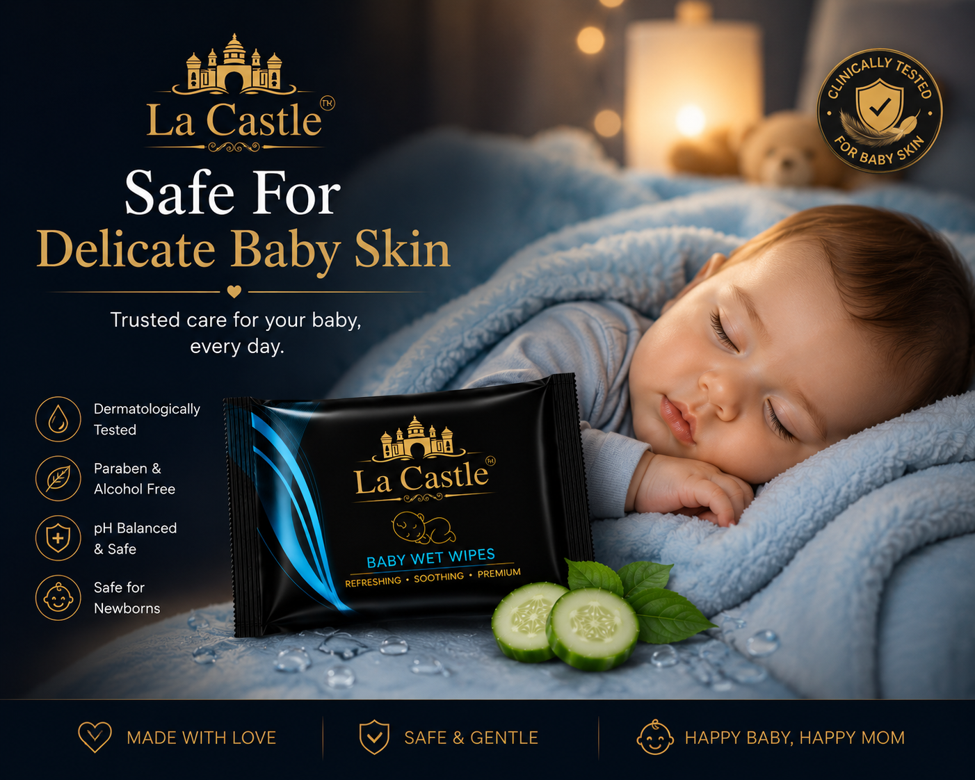 La Castle Baby Wet Wipes 6