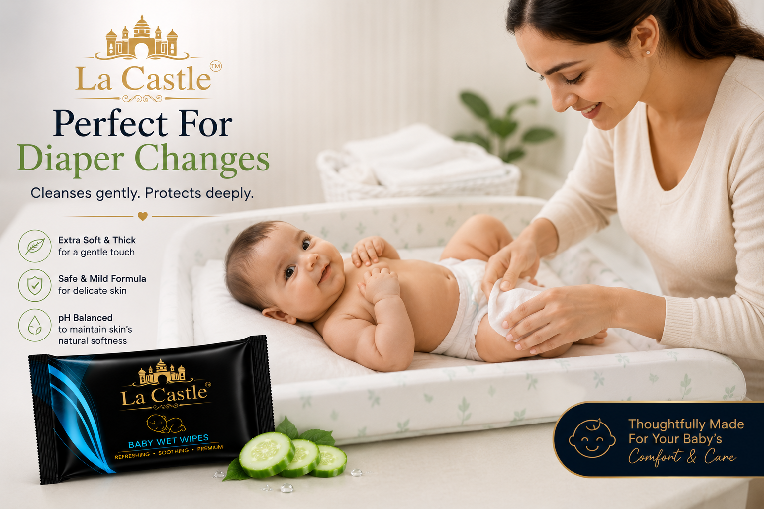 La Castle Baby Wet Wipes 5