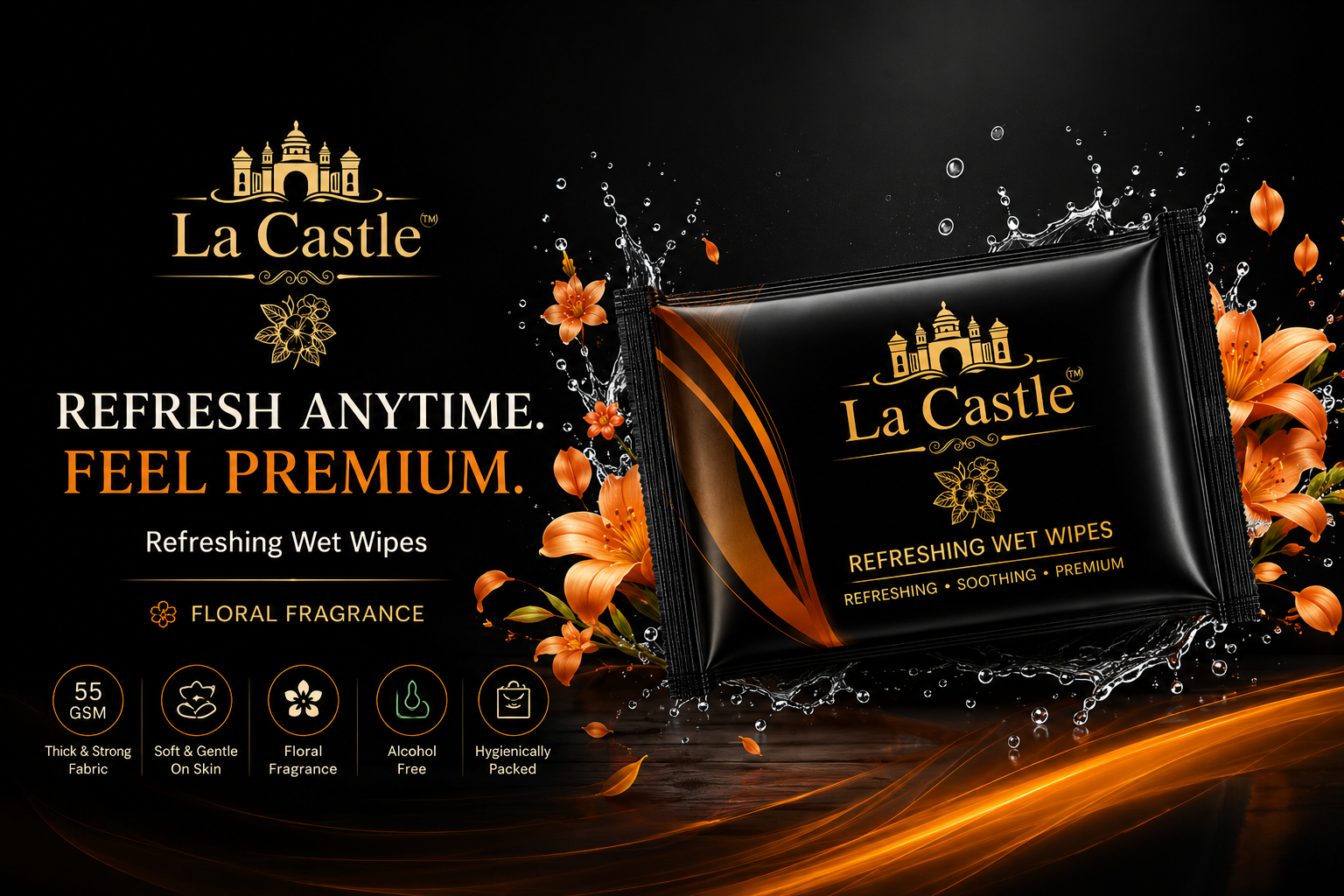 La Castle Refreshing Wet Wipes