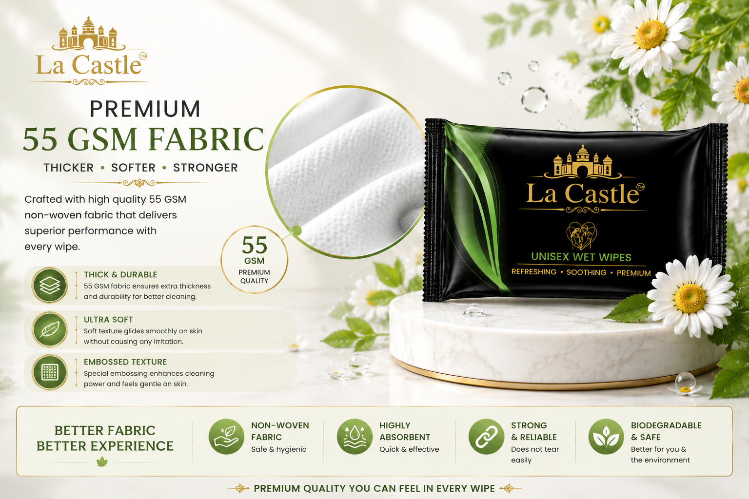 La Castle Unisex Wet Wipes 4
