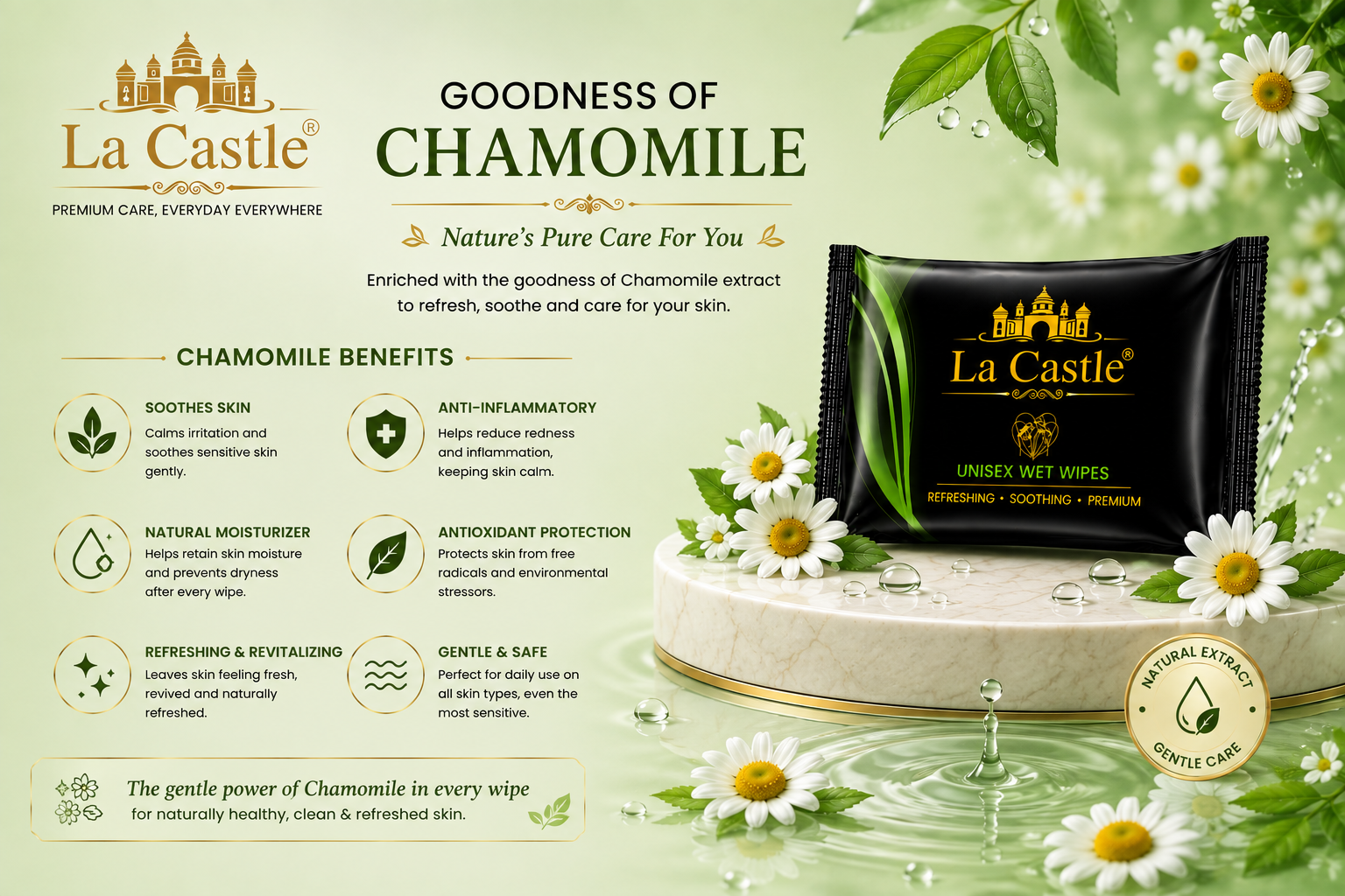 La Castle Unisex Wet Wipes 7
