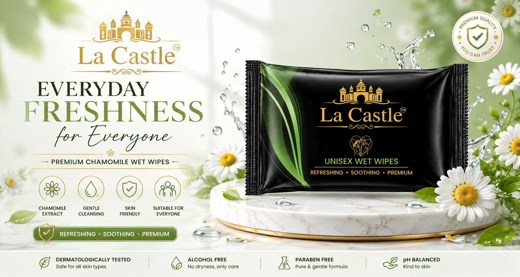 La Castle Unisex Wet Wipes 2