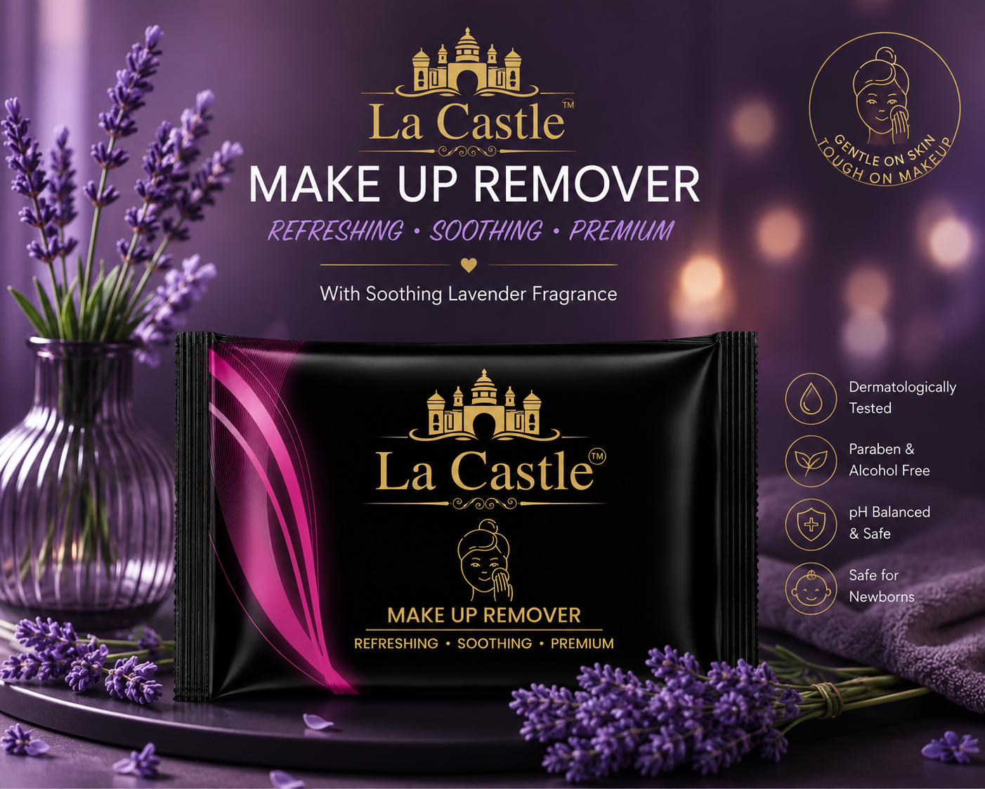 La Castle Makeup Remover Wipes