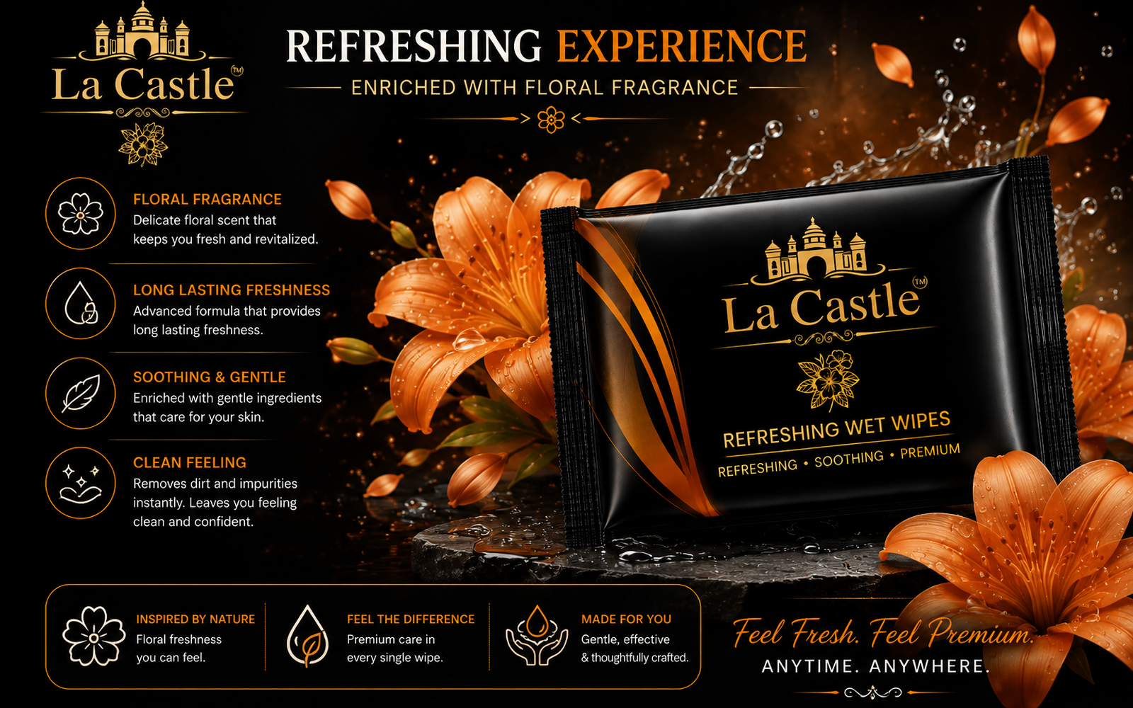 La Castle Refreshing Wet Wipes